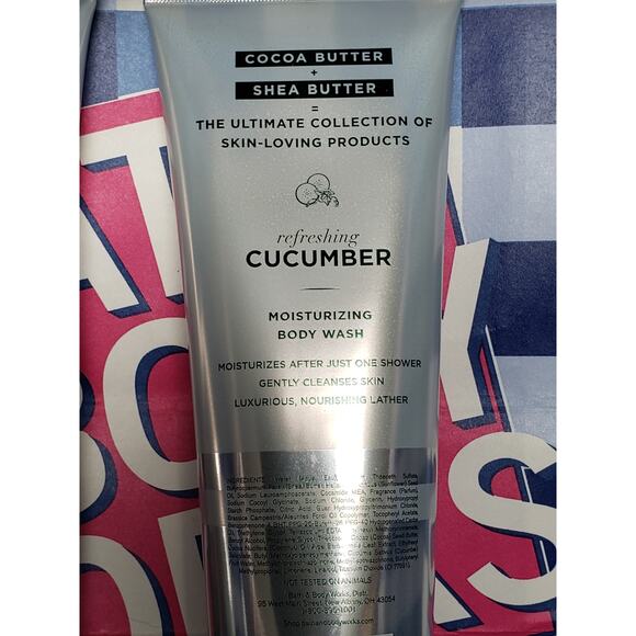 BBW CoCo Shea Cucumber Moisturizing Body Wash - Set of 2 - Picture 2 of 2